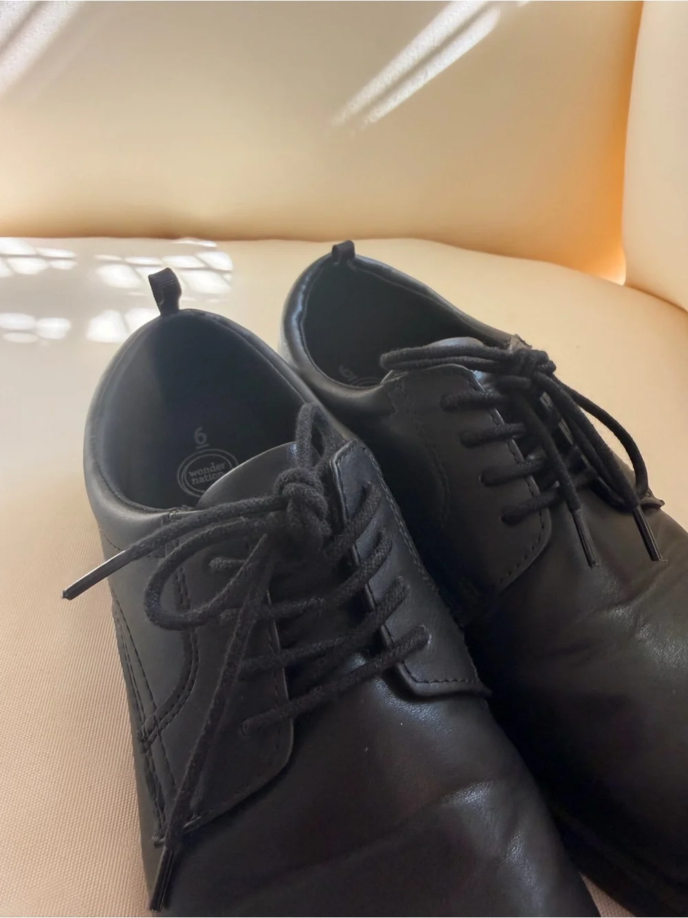 Boy’s Black Leather Dress Shoes